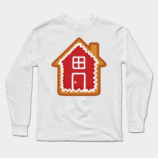 Christmas Ginger House Cookie Long Sleeve T-Shirt